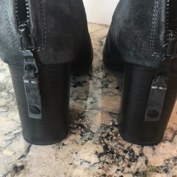 Grey Rag and Bone Suede Boots - Picture 8 of 8
